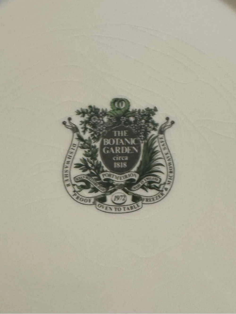 Vintage Portmeirion Botanic Garden Paeonia Moutan Shrubby Peony dinner plate